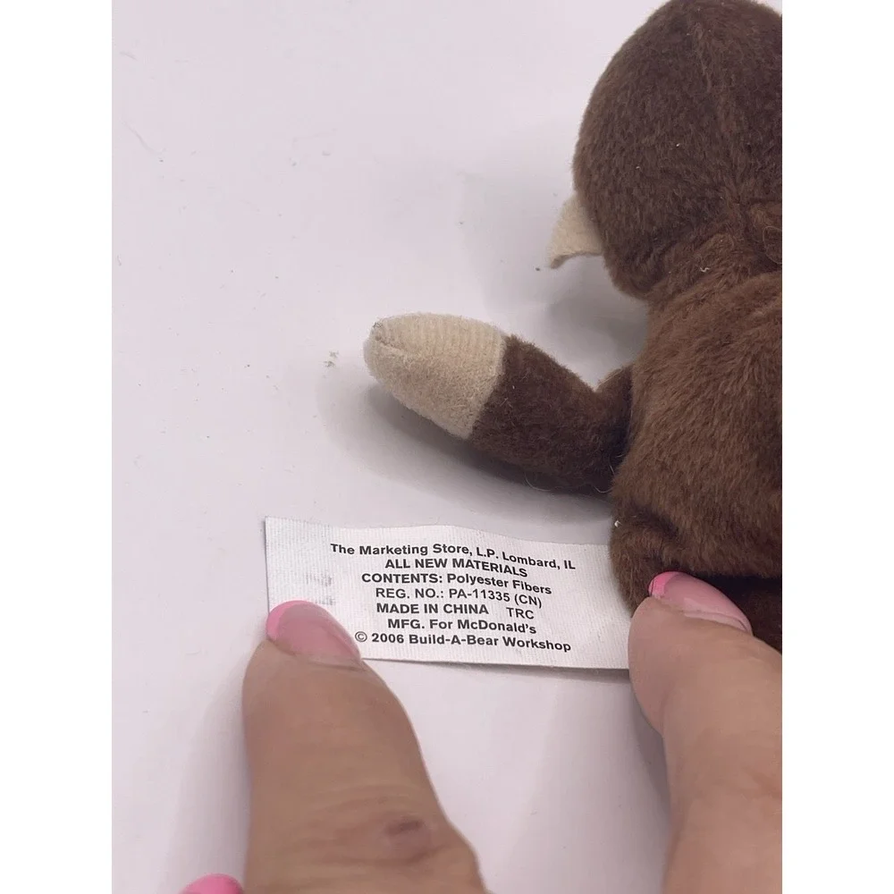 Build A Bear Marvelous Monkey Brown Mini Stuffed Animal Friends 3
